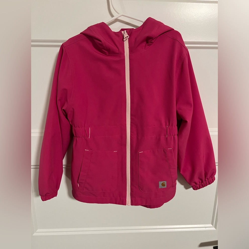 Carhartt, GIRLS' RUGGED FLEX RIPSTOP JACKET, pink, XXS 4-5 T